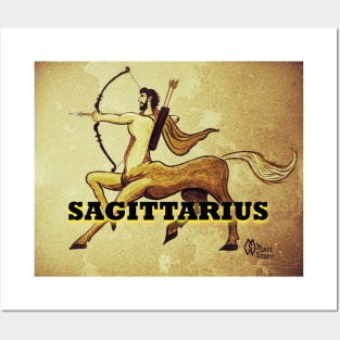 Sagittarius the Archer zodiac sign Posters and Art